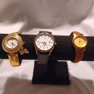 3 NIB COSTUME WATCHES FOR SALE